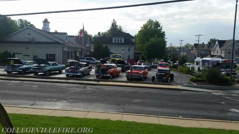 Some of the vehicles that came out to the breakfast.