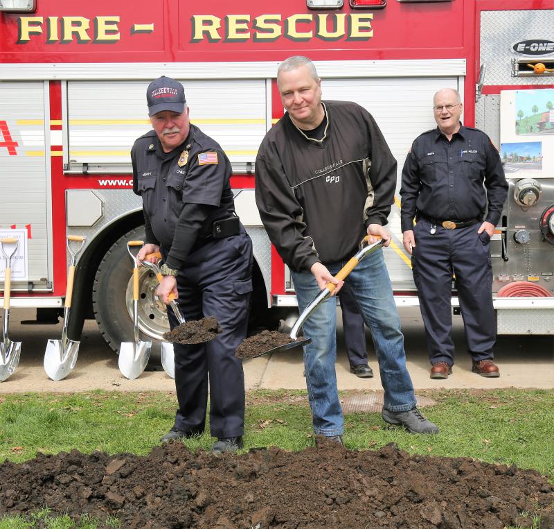 Fire Chief Murphy and Police Chief Bucher