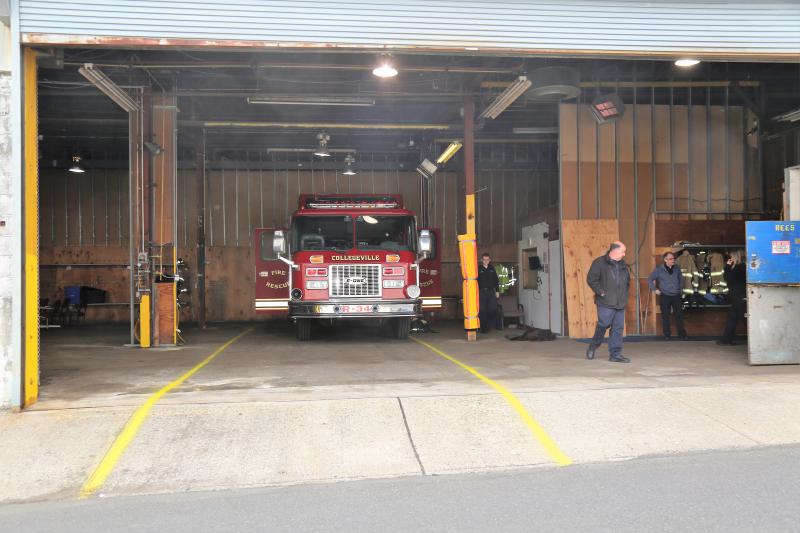 Rescue 34 in our Temporary Station