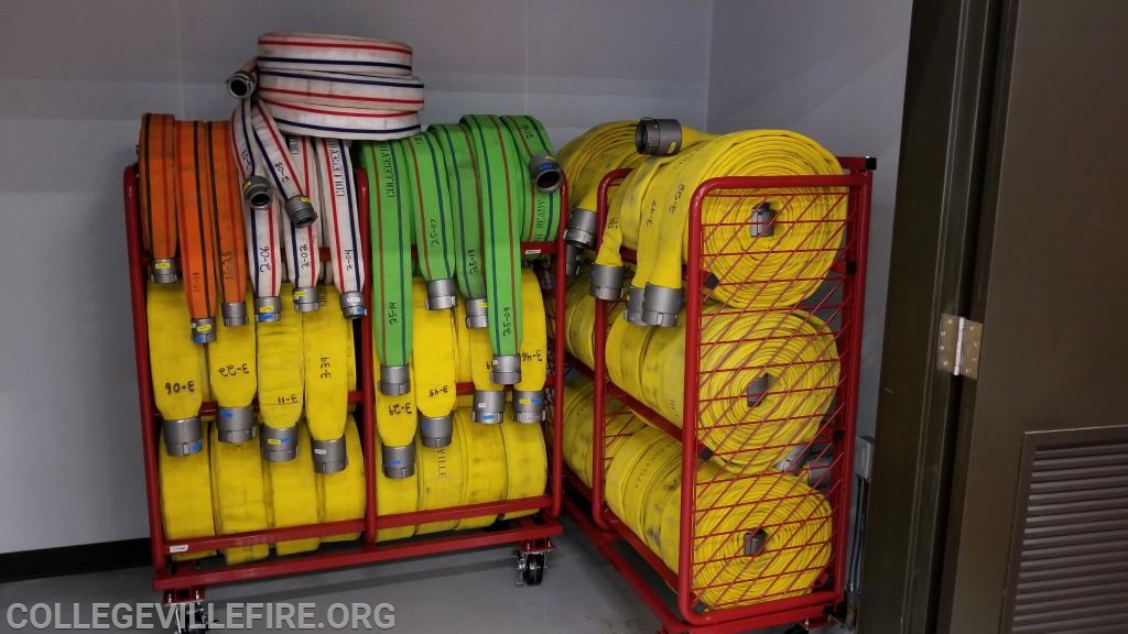Wire Racking Fire Gear Work Detail Today as We Prepare to Move Into The New Station ...