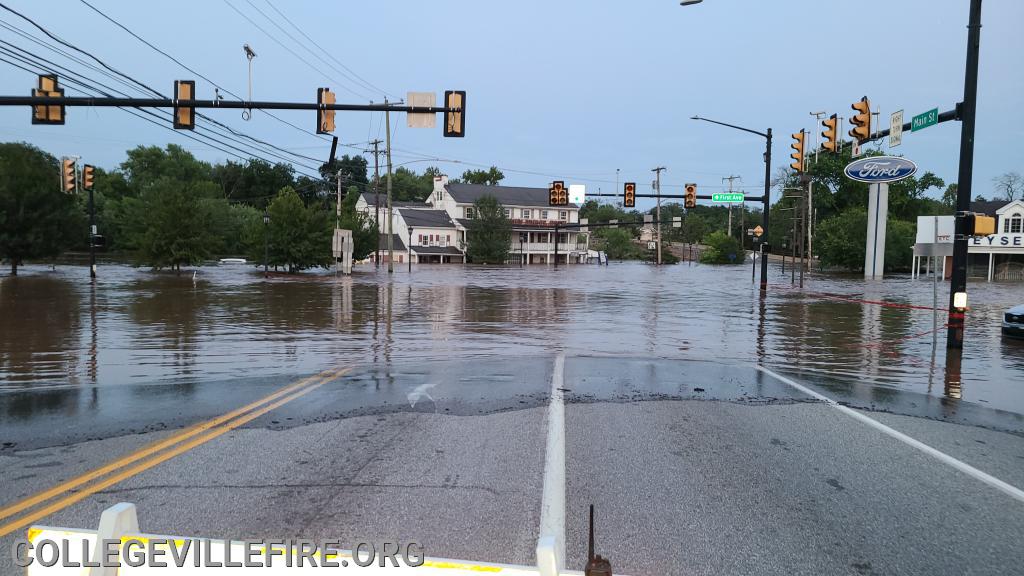 Historic Flooding on Perkiomen Creek - Collegeville Fire Company No. 1