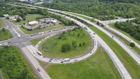 EB 422 shut down by Fire Police at the Oaks exit